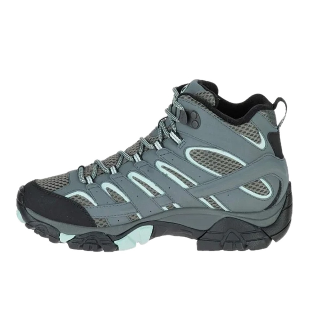Merrell Women's Moab 2 Mid GTX Hiking Boots size 10 hiking shoes boots gray